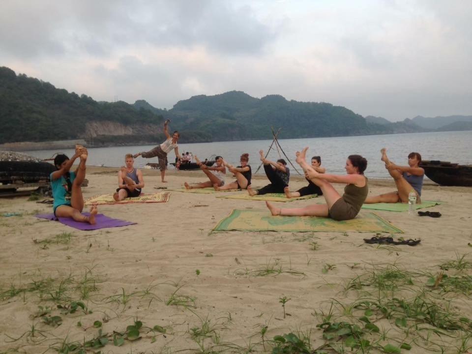 Woodstock Beach Camp Xuan Dam Buitenkant foto